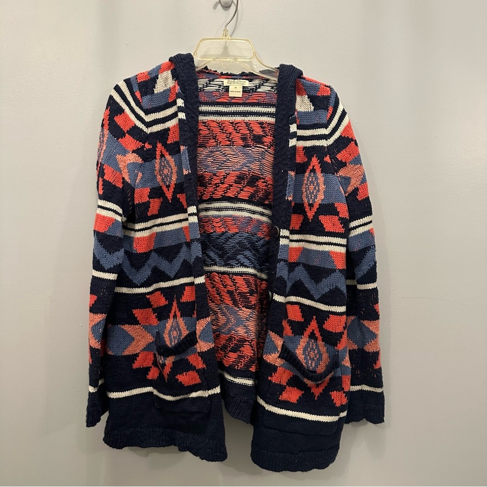 NWOT Lucky Brand Hooded Cardigan. Women’s Medium